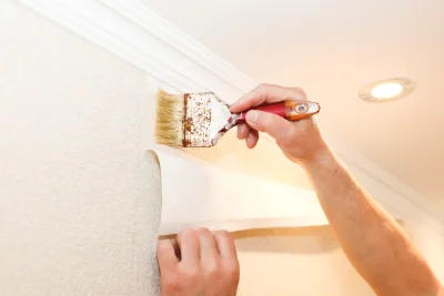 Pose de papier peint à Laissaud — revêtements muraux et toiles de verre